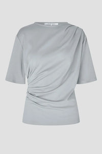 Second Female Missouri Drape Tee-QUARRY