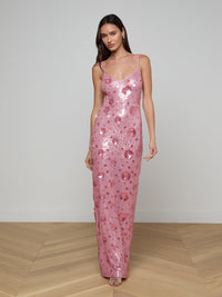 Robe Maxi à Paillettes L'Agence Karma