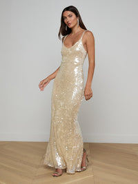 Robe Maxi à Paillettes L'Agence Karma