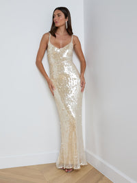 Robe Maxi à Paillettes L'Agence Karma