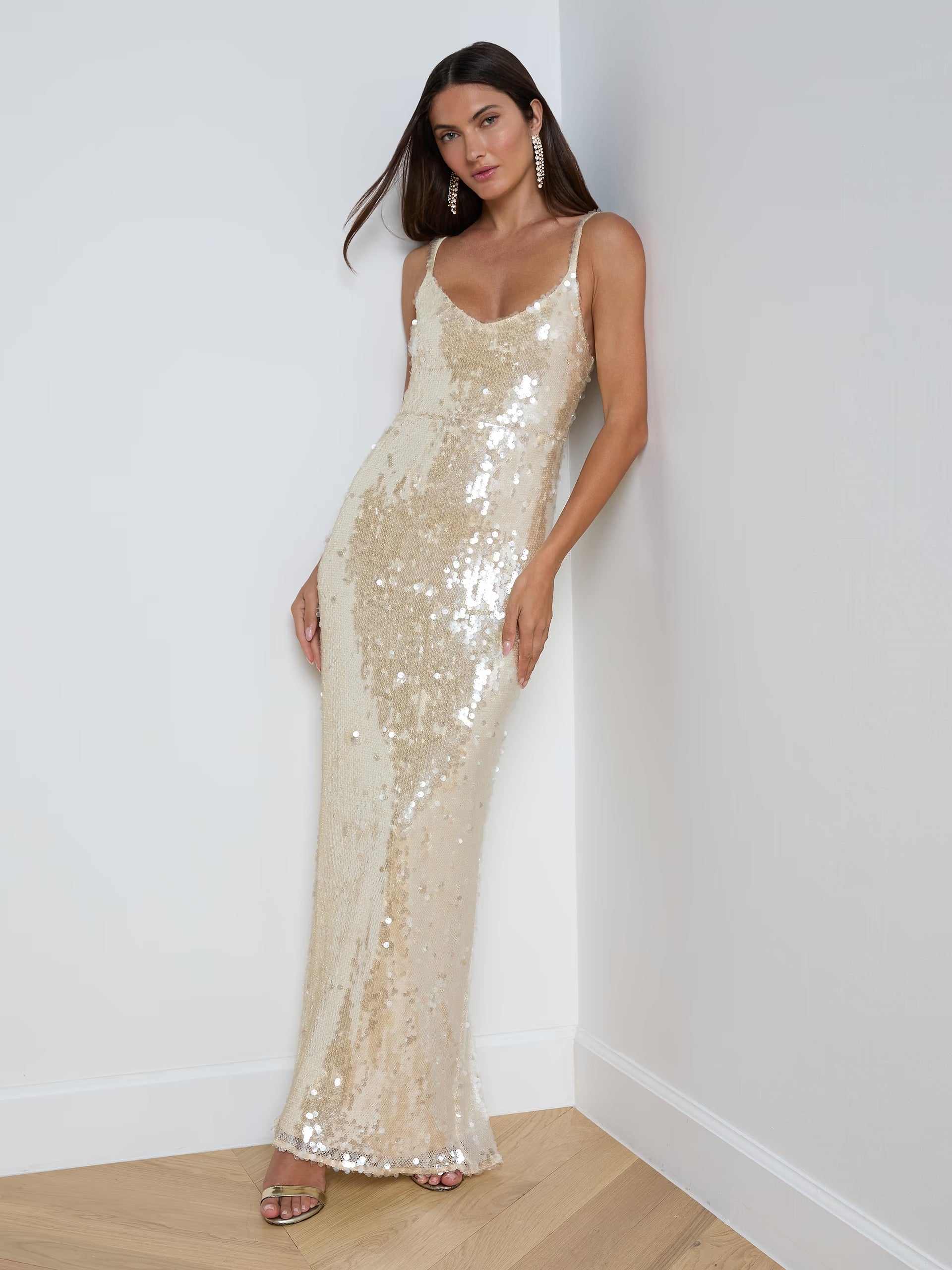 Robe Maxi à Paillettes L'Agence Karma