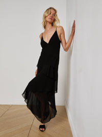 L’Agence Sunniva Tiered Dress
