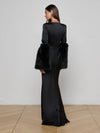 L'Agence Manon Gown with Faux Fur