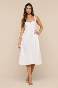 L'Agence Robe Bustier Tiani Ivoire