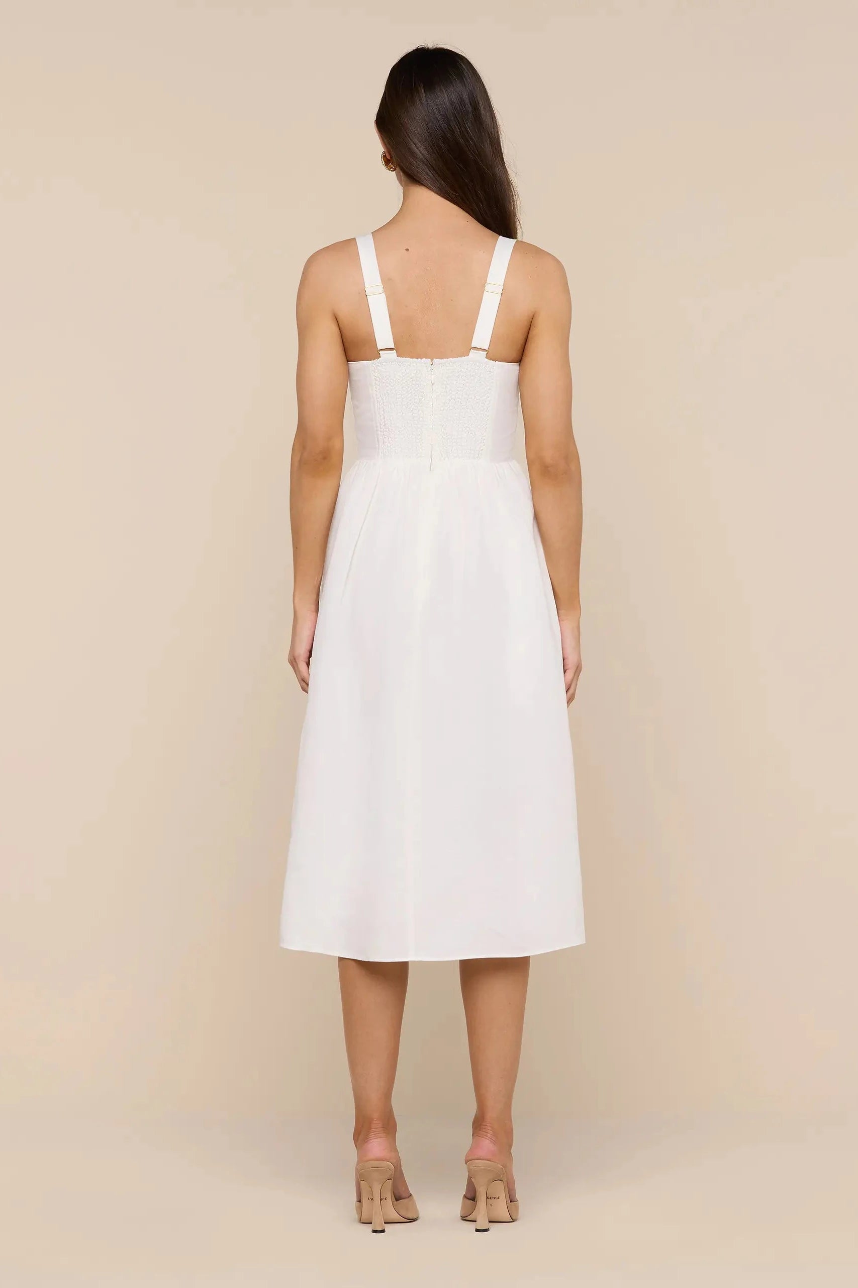 L'Agence Robe Bustier Tiani Ivoire