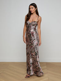 L'Agence Sayla Silk Gown