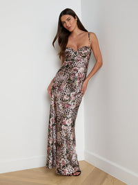 L'Agence Sayla Silk Gown