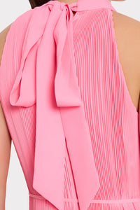 Milly Nalani Pleated Midi dress