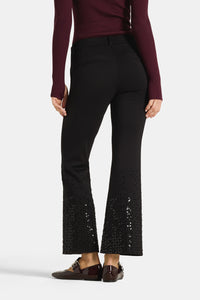 Cambio Francoise Cropped Black