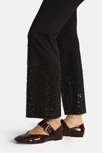 Cambio Francoise Cropped Black