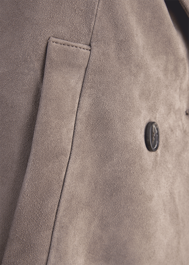 Riani Short Jacket in Suede Leather