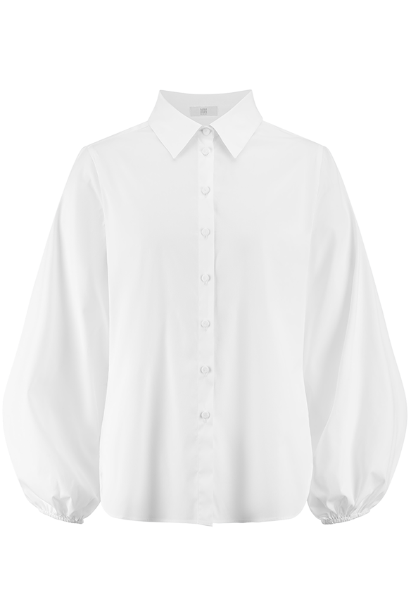 Blouse en popeline Riani à manches bouffantes