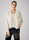 NOTSHY 4703110C LEE FUR 3 BUTTON V-NECK CARDIGAN
