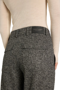Cambio Orly Plain Herringbone Silver/Black