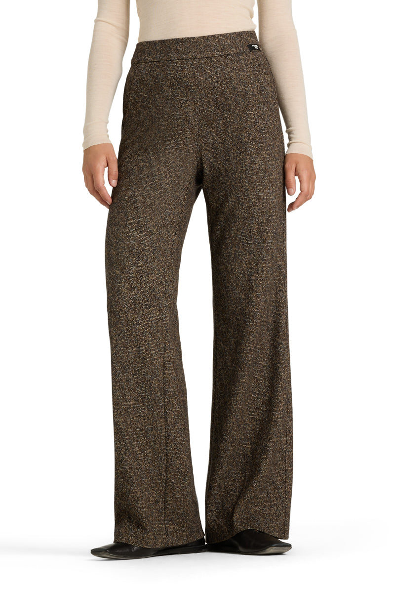 Cambio Ava Utility Tweed Jersey Black/Olive