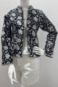 Veste matelassée réversible en coton