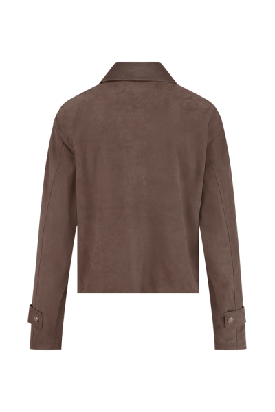 Riani Leather Shirt - Ash