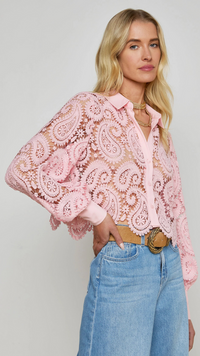 L'Agence Odelia Lace Blouse