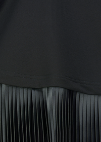 Riani Asymmetric Fringe Top Black