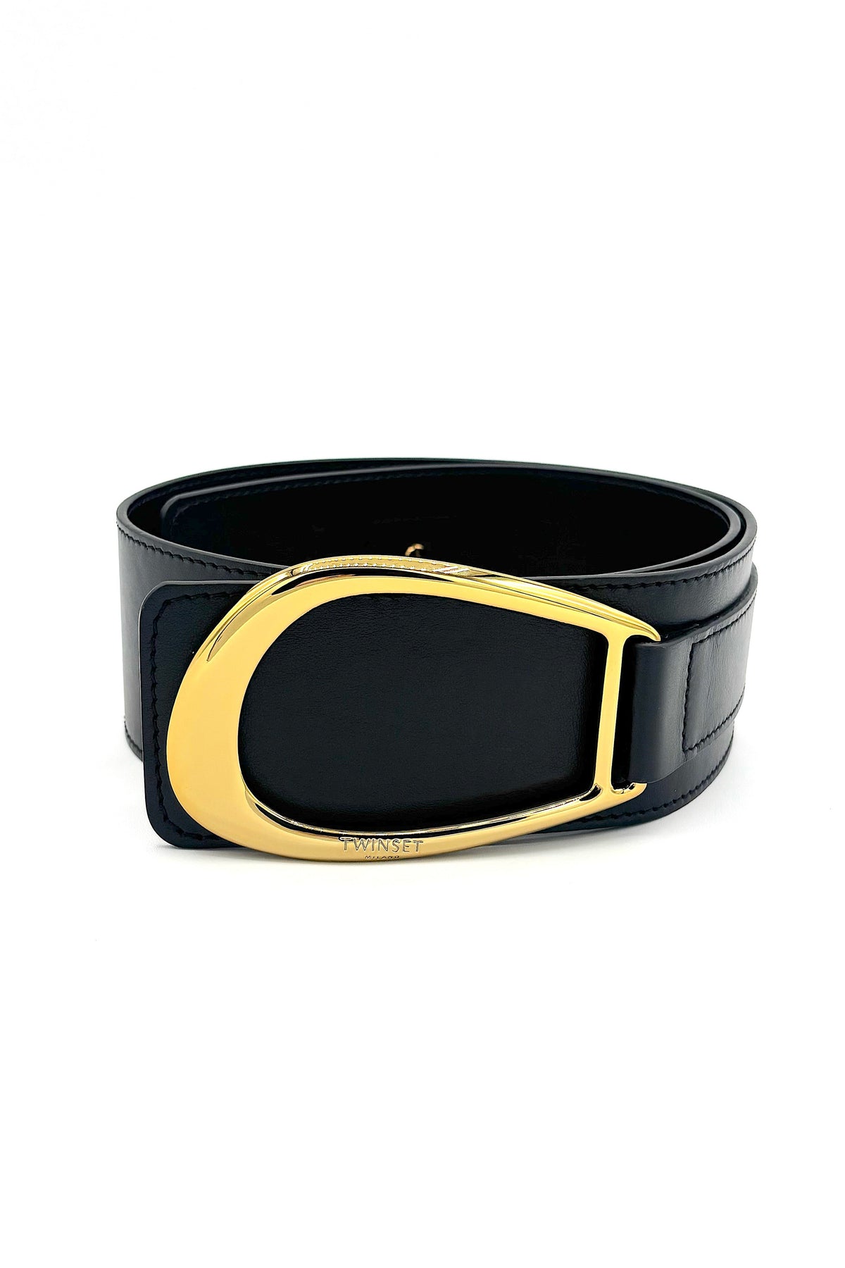 Twinset Leather Belt Nero