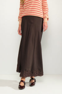 Numph Nunadine Skirt - Black Coffee