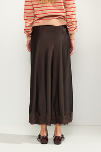 Numph Nunadine Skirt - Black Coffee