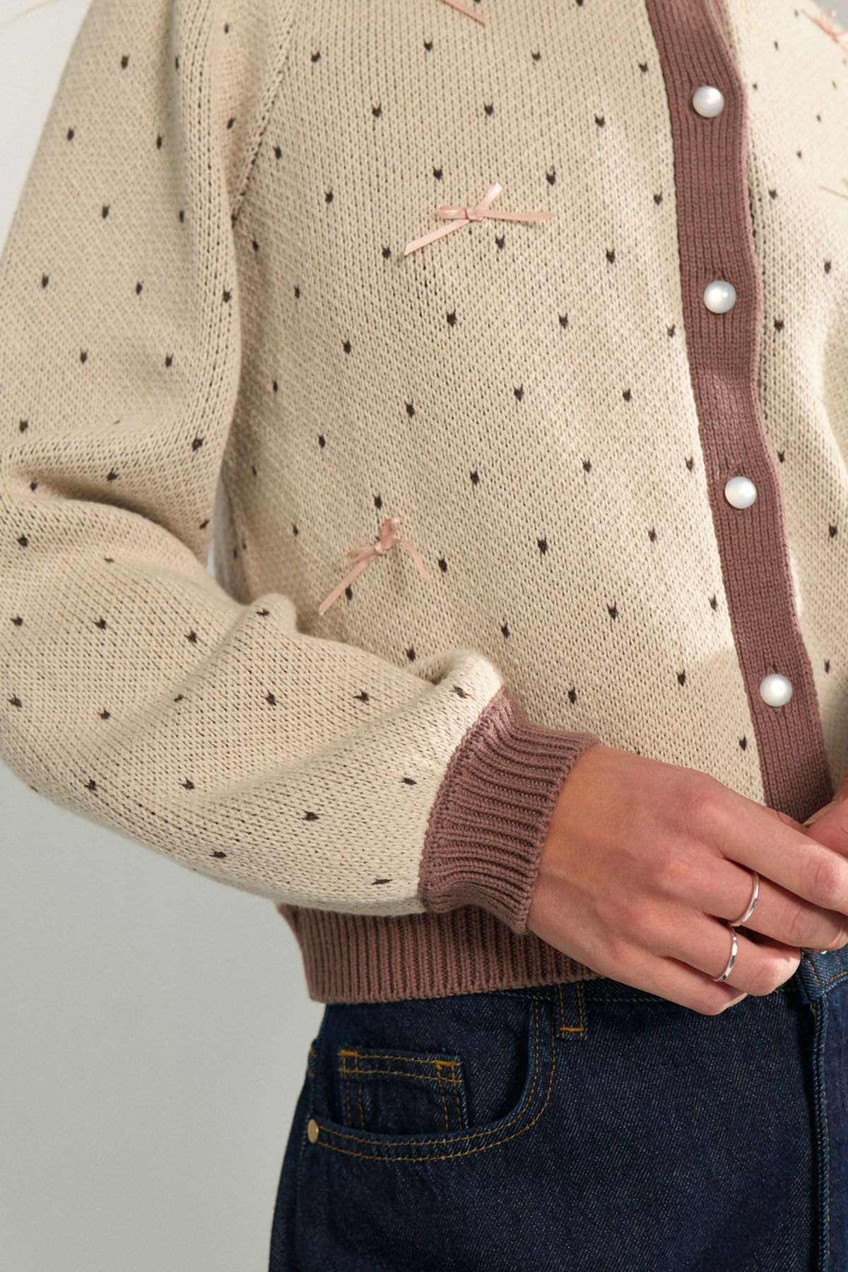 Numph Nusamara Cardigan - Gray Morn