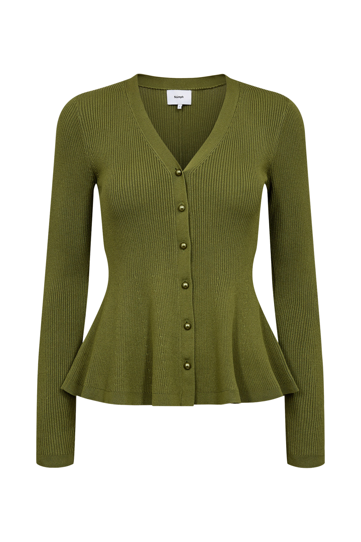 Numph Nusira Cardigan - Calla Green