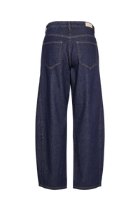 Numph Nuamsterdam HR Barrel Jeans - Dark Blue Denim