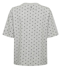 Numph Nurossa Oversize T-Shirt - Light Grey Mel