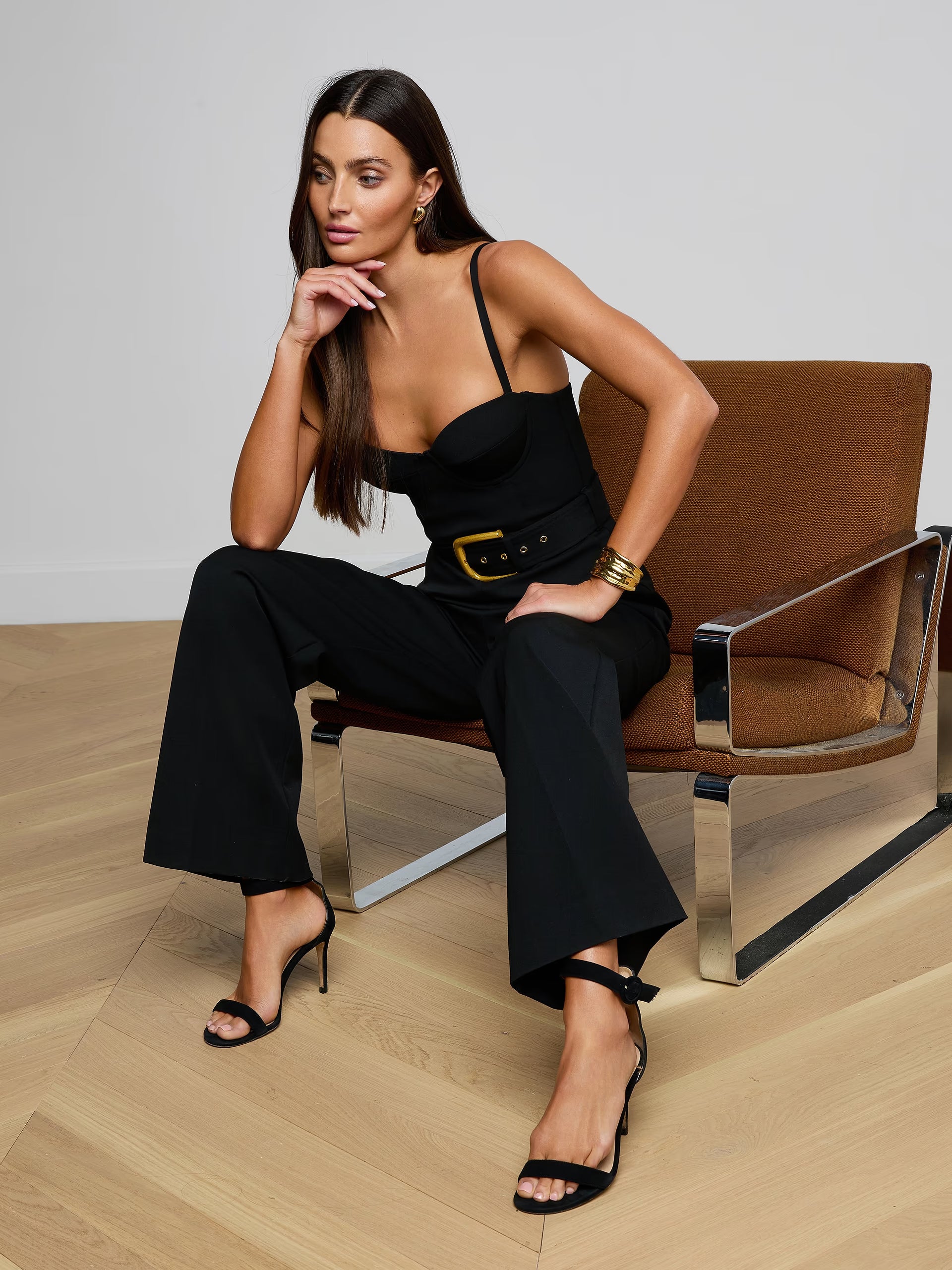 L’Agence Jessa Bustier Jumpsuit