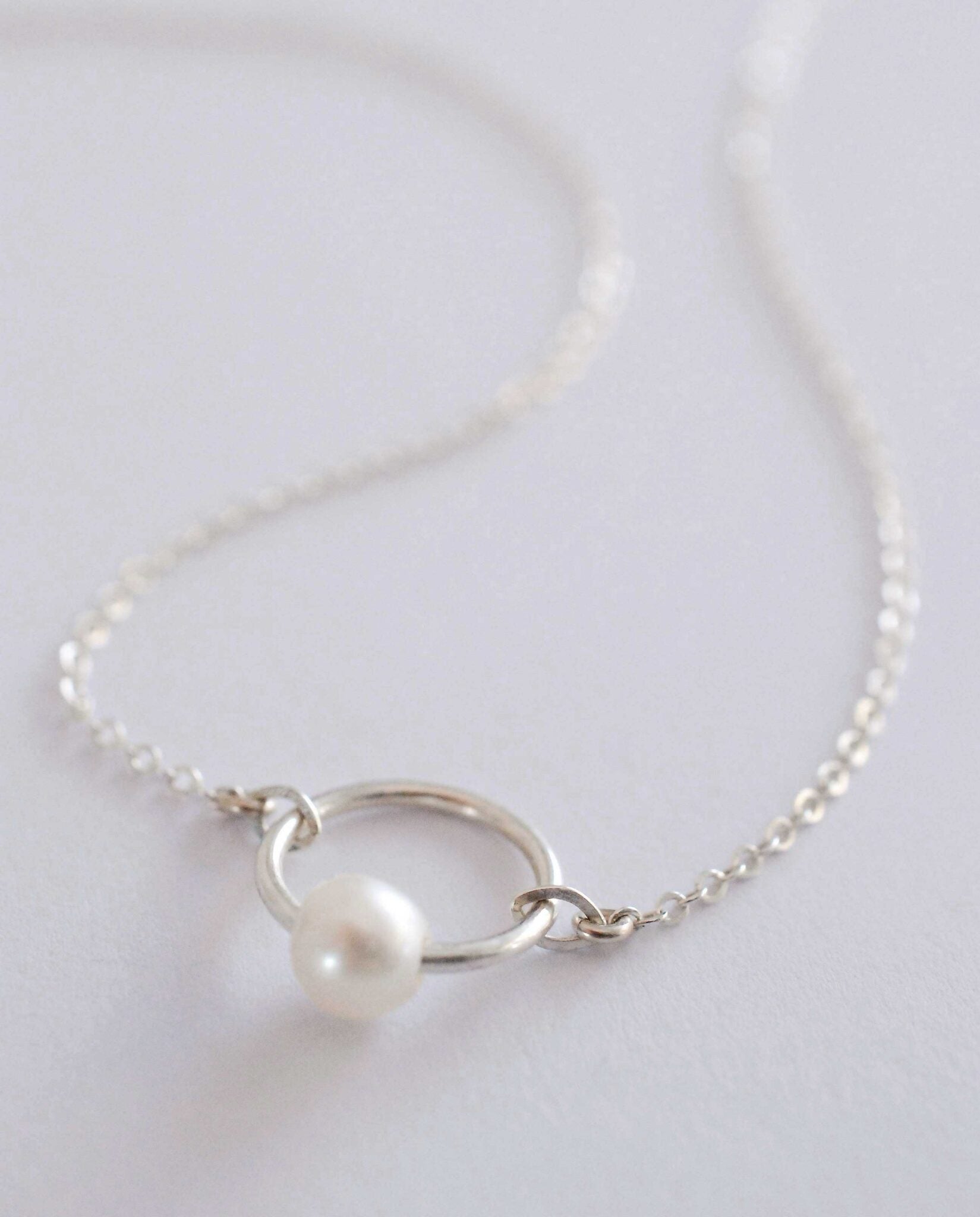 Harakiri Oksana Silver Ring Necklace