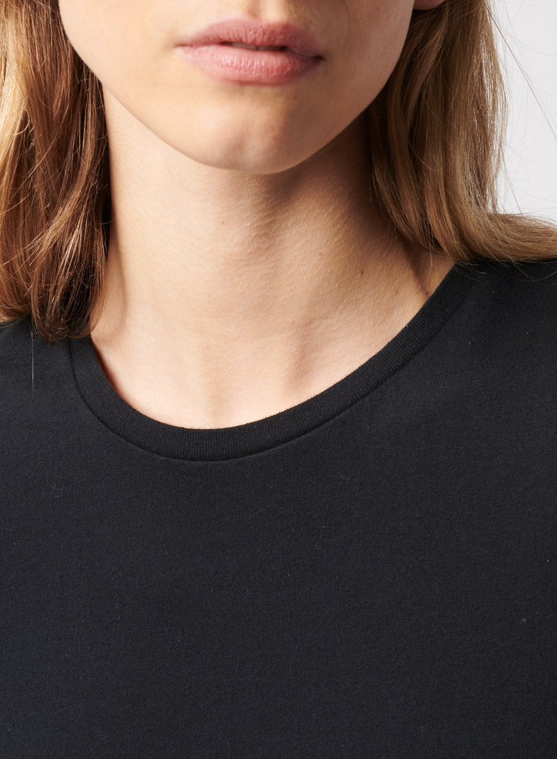 T-shirt à col rond et manches courtes Majestic Soft Touch Marine