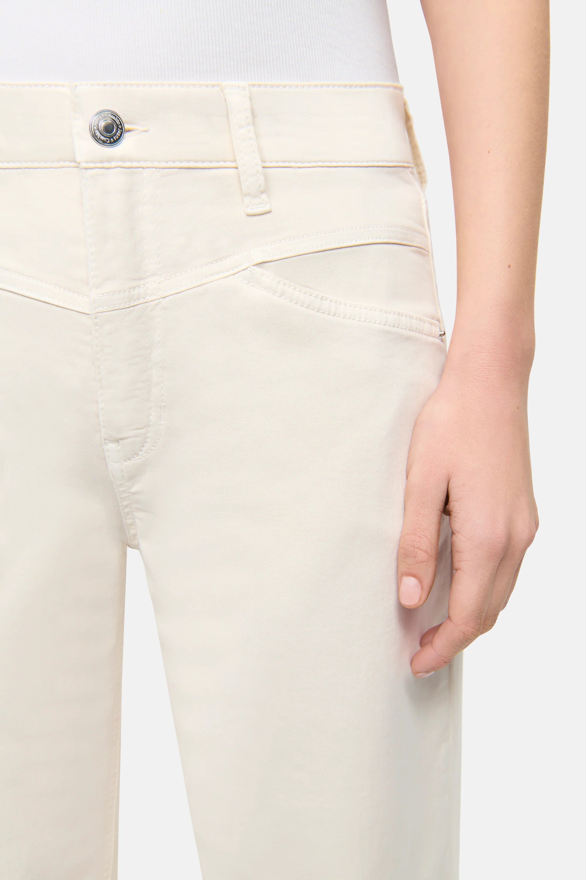 Cambio Elin Pant Moon Butter