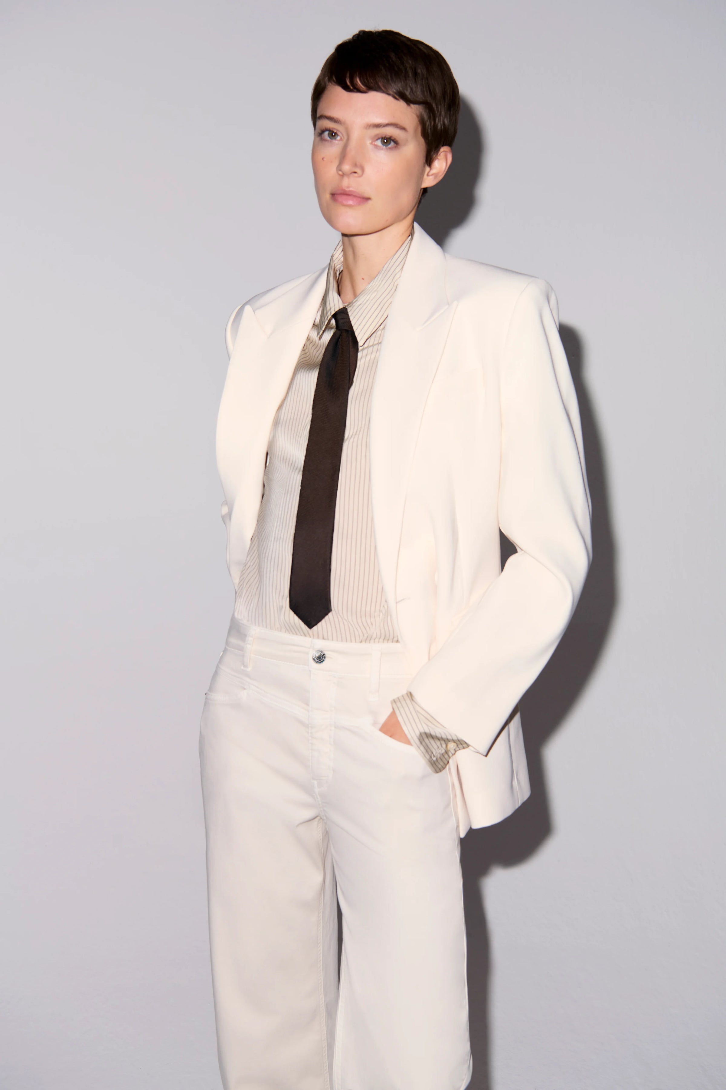 Cambio Elin Pant Moon Butter