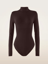 Wolford Skin Contour High Neck Body Darkwood