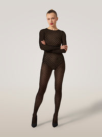 Wolford Velvet Net Illusion String Body
