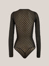 Wolford Velvet Net Illusion String Body