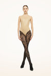 Wolford Faux Leather Bodysuit
