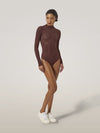 Wolford Reptile Body en résille string