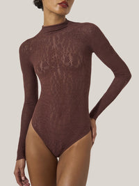 Wolford Reptile Body en résille string