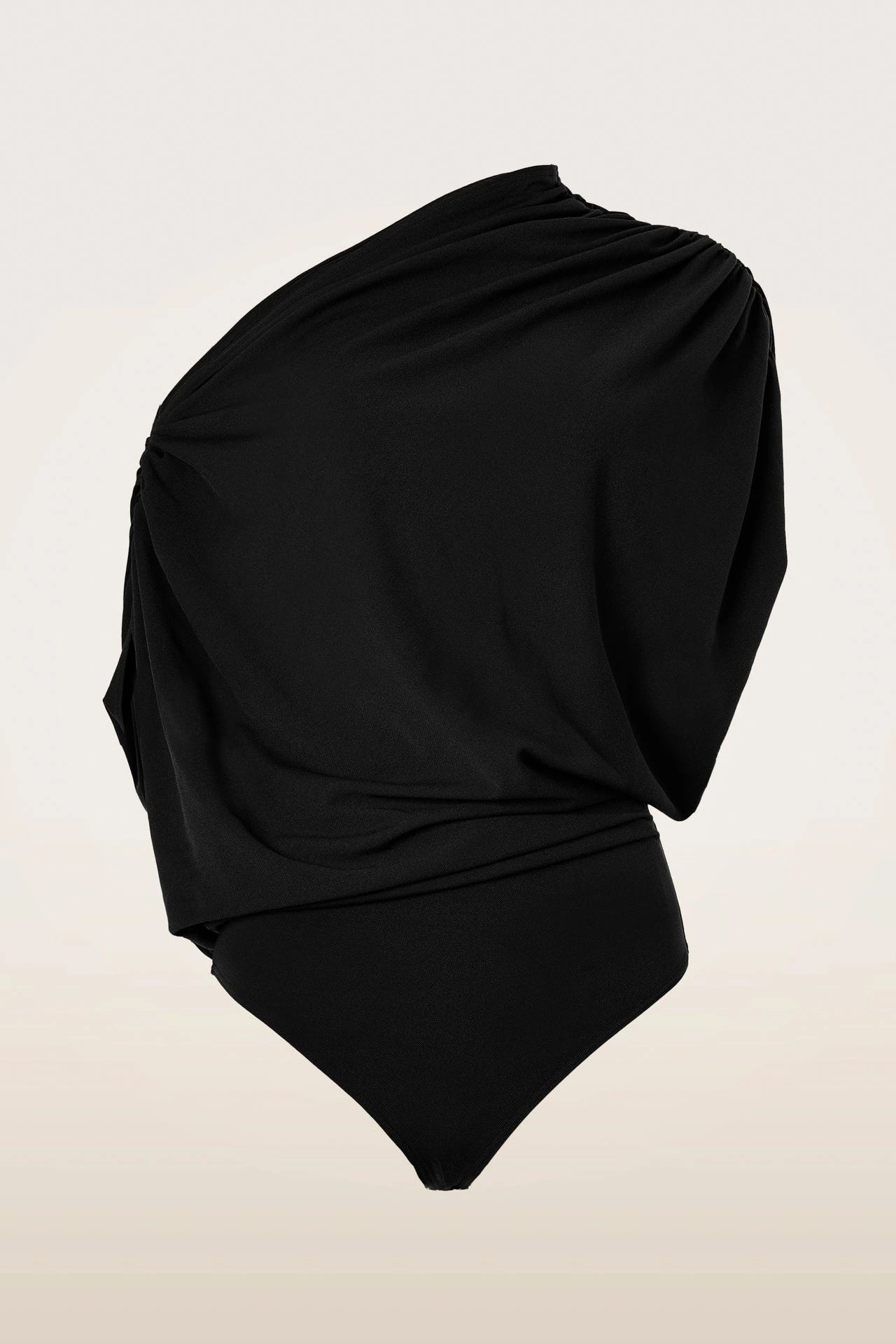 Wolford Fluid Drape Bodysuit Black