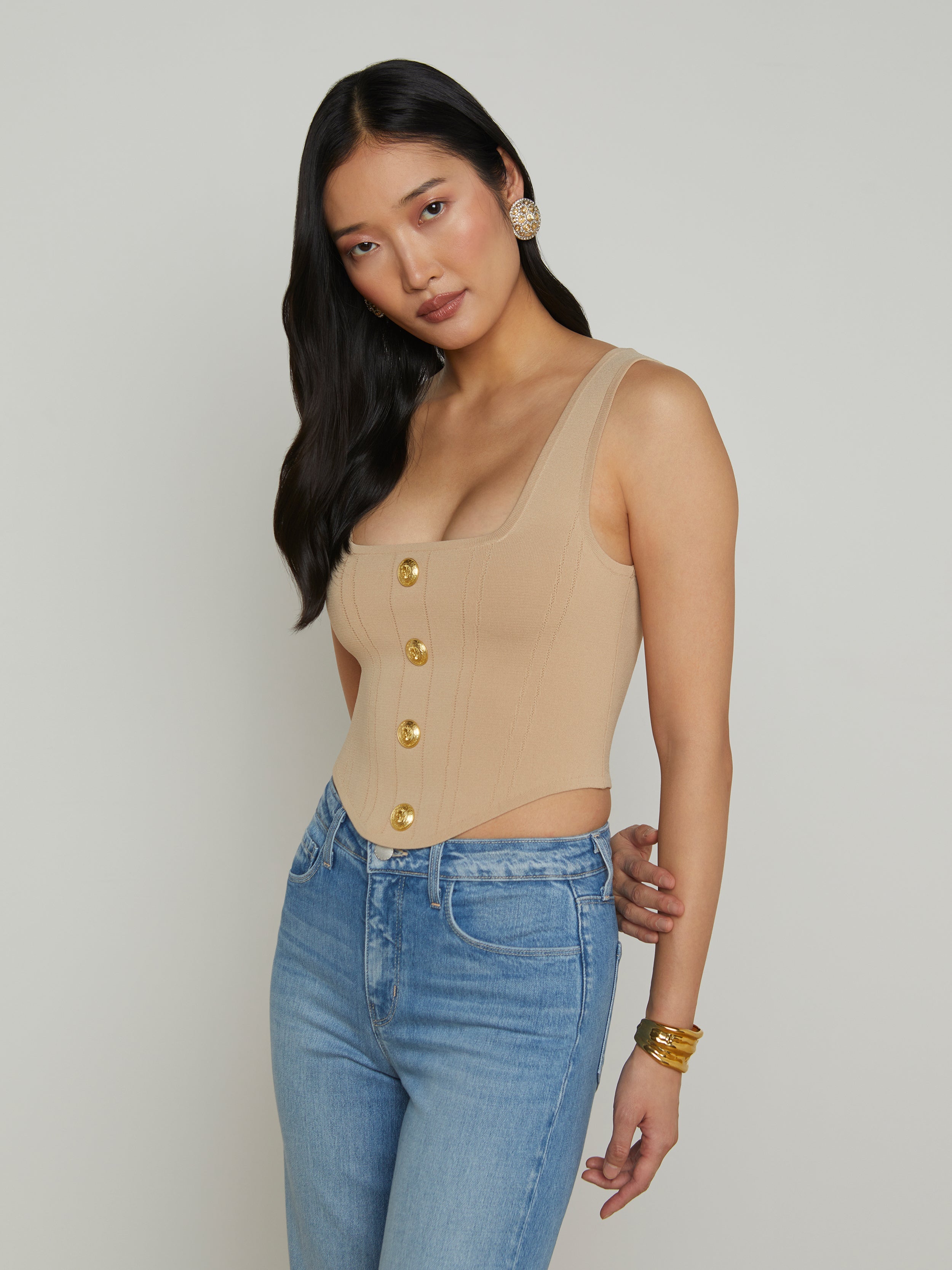 L'Agence Saga Bustier Top – Très Chic