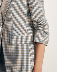 Veronica Beard Clayton Dickey Jacket Gingham