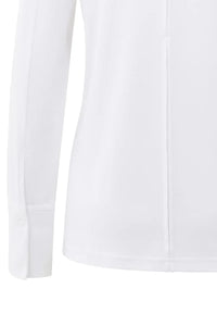 YAYA Jersey Top With Long Sleeves and Woven Cuffs