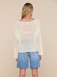 L'Agence Ethan Knit Pullover Vanilla