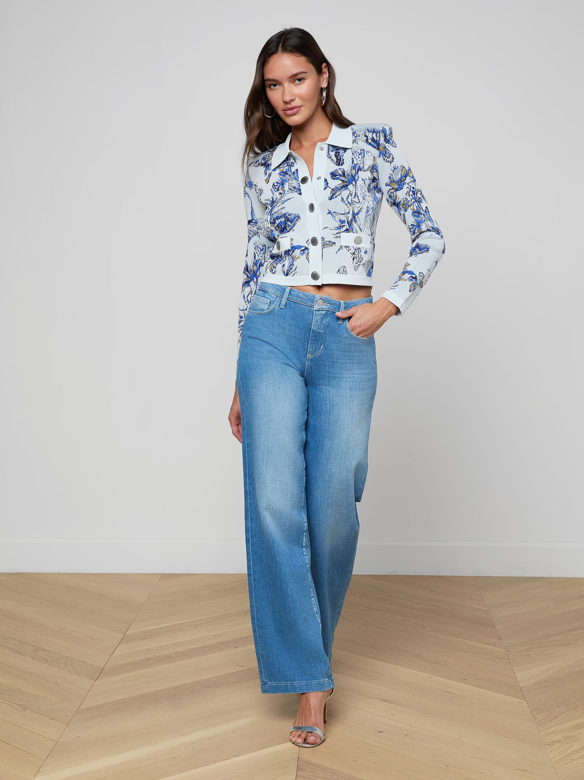 L'Agence Osiris Jacquard Cardigan