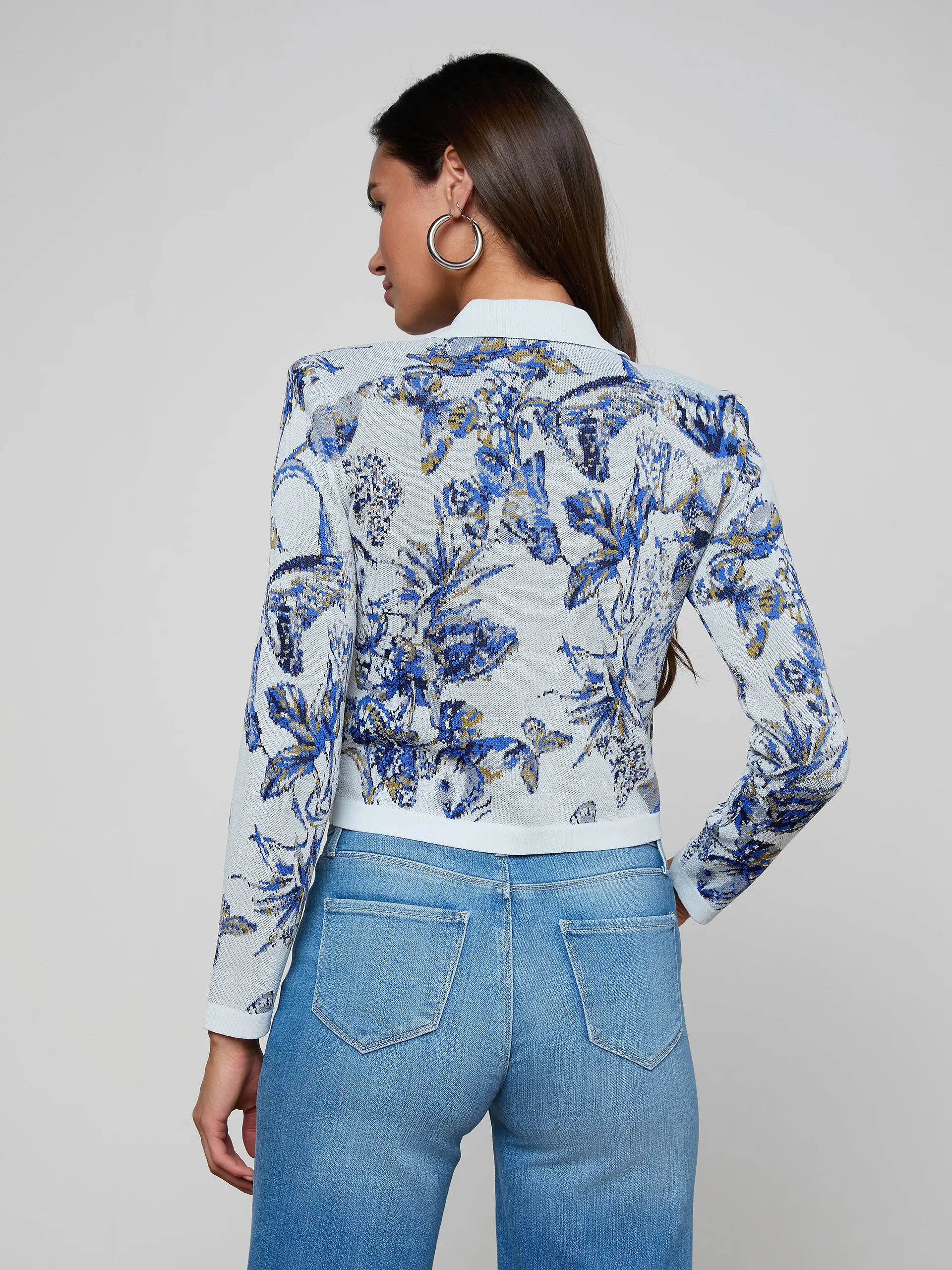 L'Agence Osiris Jacquard Cardigan