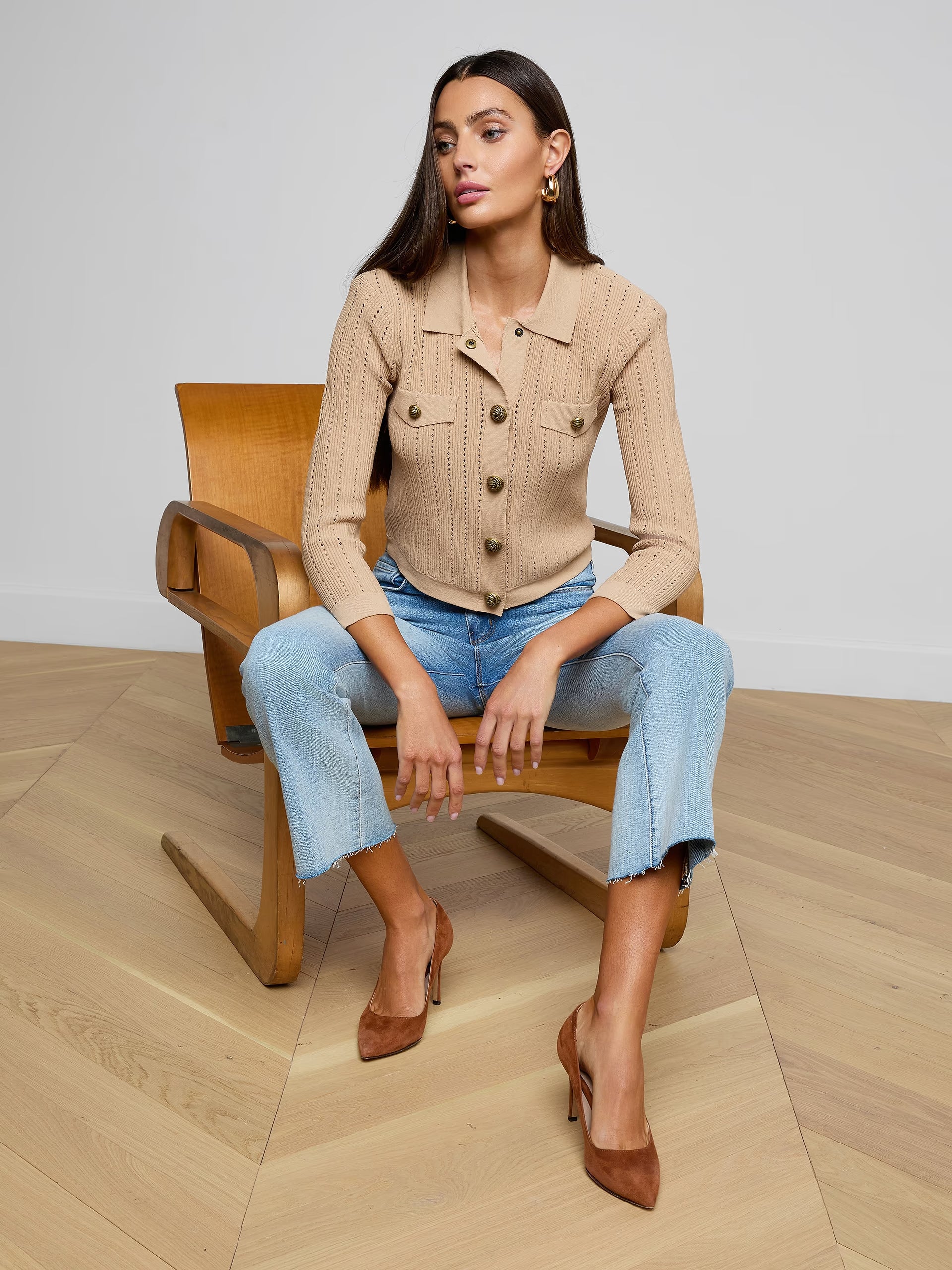 L'Agence Cardigan Col Risa
