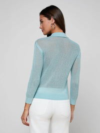 L'Agence Carine Top Light Blue